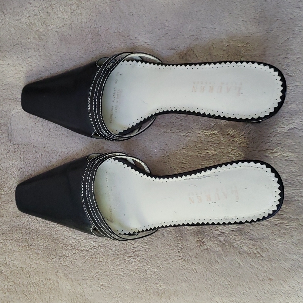 Black Strapless Heels